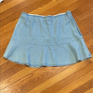American Eagle Outfitters Light Blue Denim Mini Skirt